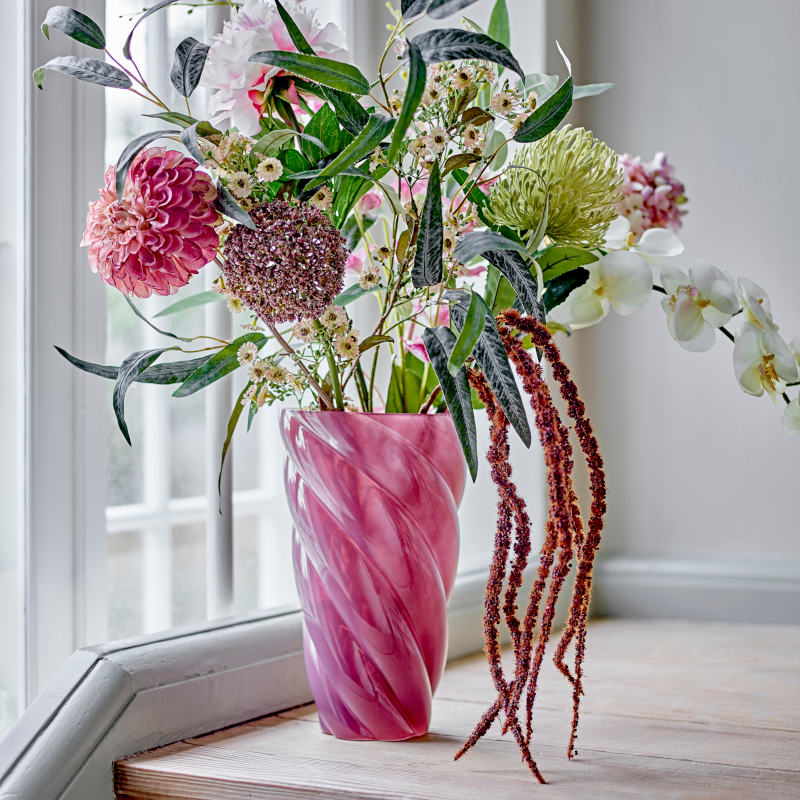 Kunstblume - Chrysantemum rose von Bloomingville