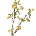 Kunstblume - Hawthorn gelb von Bloomingville