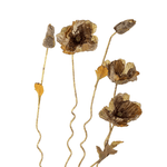 Kunstblume - Poppy braun von Bloomingville
