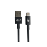Ladekabel iPhone schwarz von Design Letters