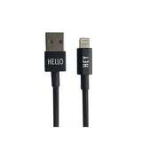 Ladekabel iPhone schwarz von Design Letters