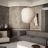 Lampenschirm - Kurbis natural L von Ferm Living