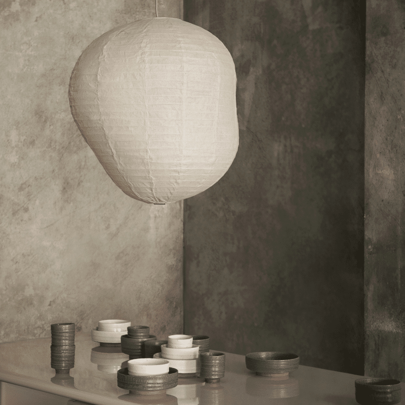 Lampenschirm - Kurbis natural M von Ferm Living