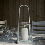 Laterne - Bell light grey L von Skagerak