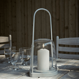 Laterne - Bell light grey L von Skagerak