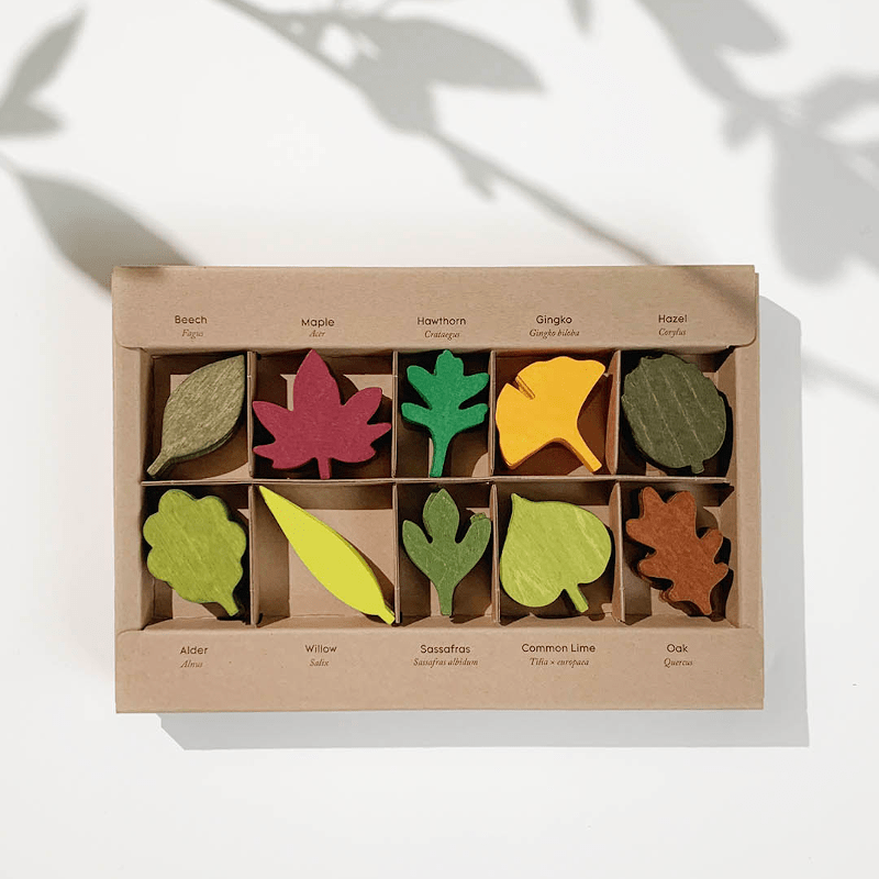 Lernspiel - Woodland Leaves von Moon Picnic