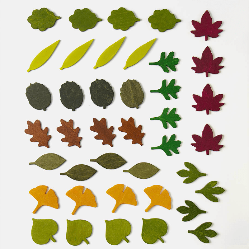 Lernspiel - Woodland Leaves von Moon Picnic