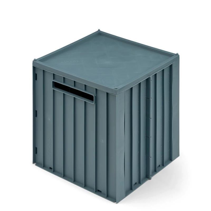 Liewood - Aufbewahrungsbox mit Deckel Elijah Whale Blue