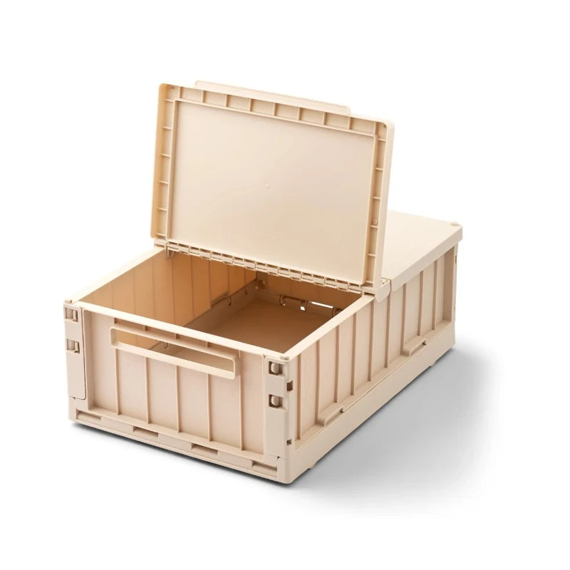 Liewood - Aufbewahrungsbox Weston mit Deckel & Bed Rollen Sandy