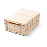 Liewood - Aufbewahrungsbox Weston mit Deckel & Bed Rollen Sandy