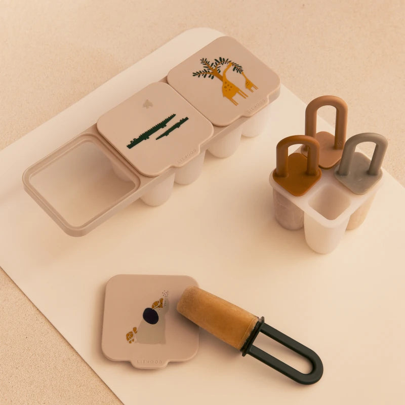 Liewood - Food & Ice Pop Tray Kaimen All together/Sandy