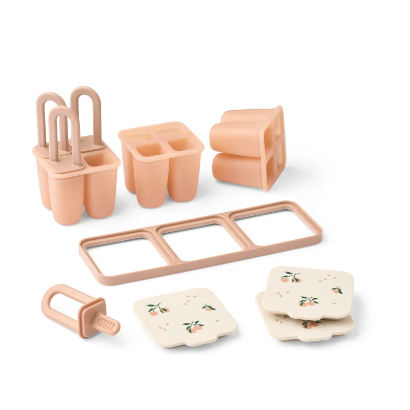 Liewood - Food & Ice Pop Tray Kaimen Peach/Sea shell
