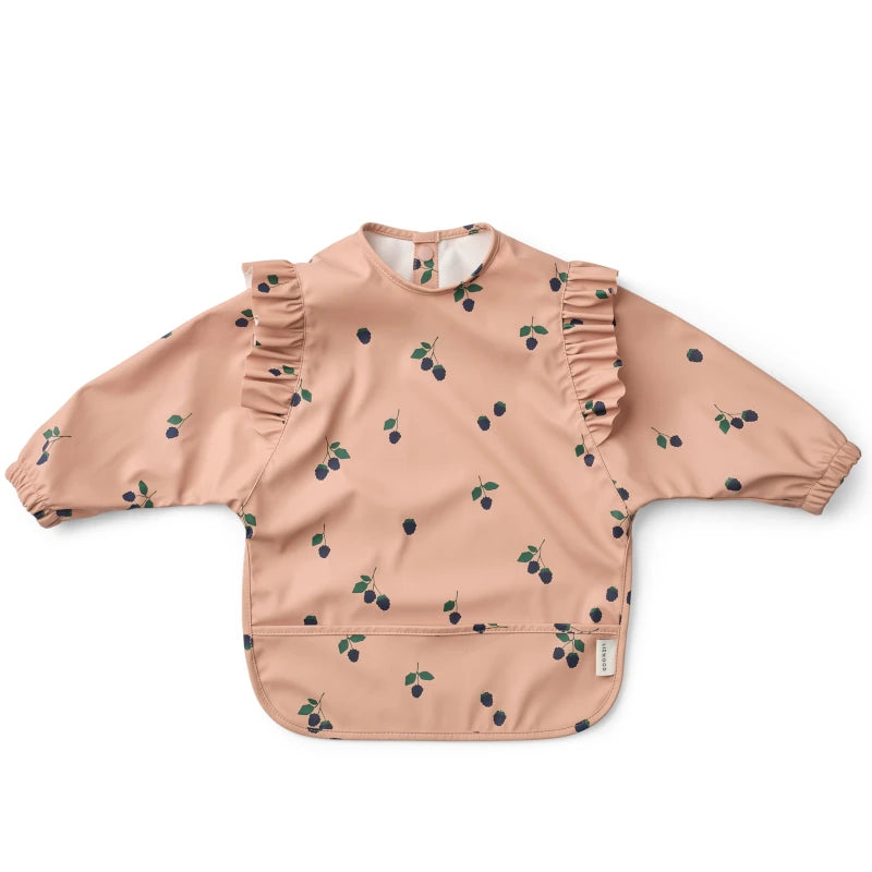 Liewood - Latz Umhang Merle Ruffle Berry/Pale Tuscany