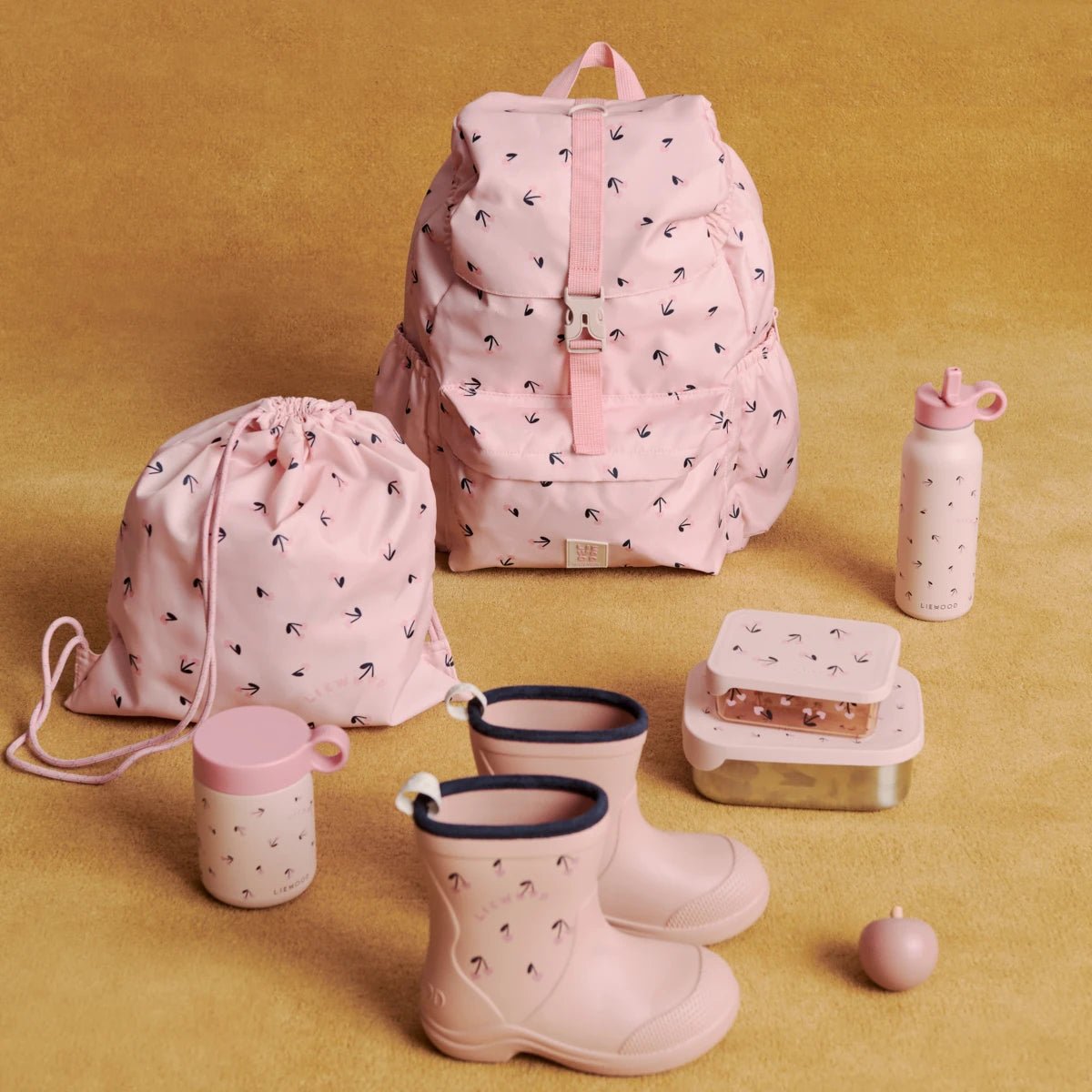 Liewood - Lunchbox Arthur Mini Cherry Heart/rosey


