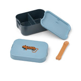 Liewood - Lunchbox Kamil Tiger/beach blue