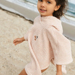 Liewood - Poncho Paco stripe tuscany rose/creme de la creme

