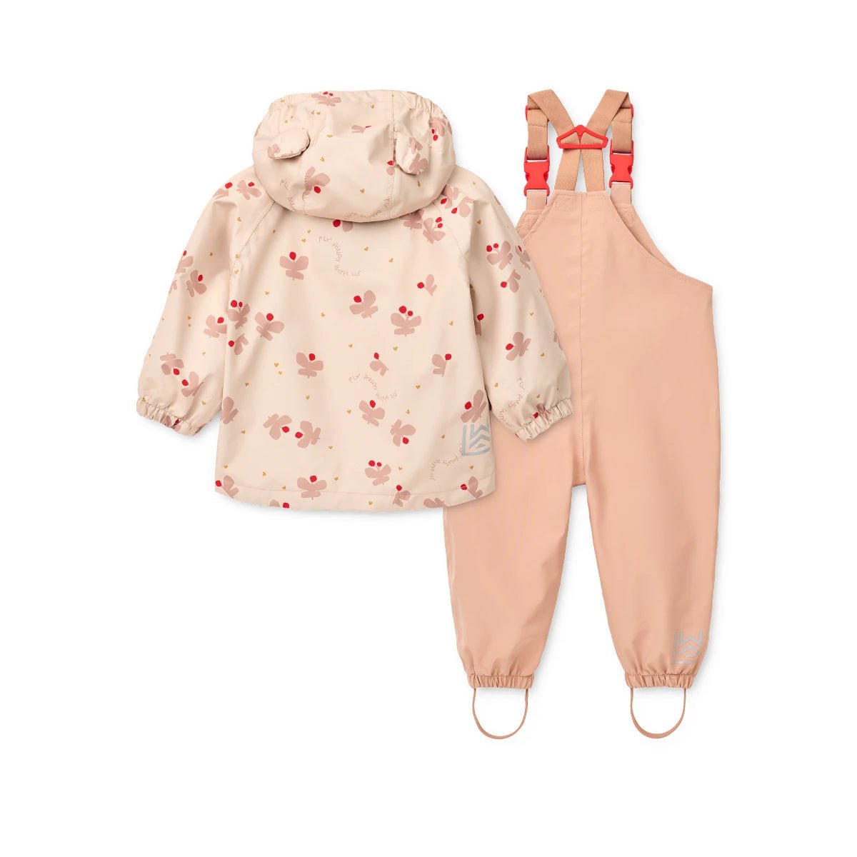 Liewood - Regenbekleidungsset Manu Butterfly/apple blossom