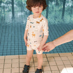 Liewood - Schwimmanzug Baby Thor around the world/sandy