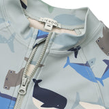 Liewood - Schwimmanzug Max shark/dove blue