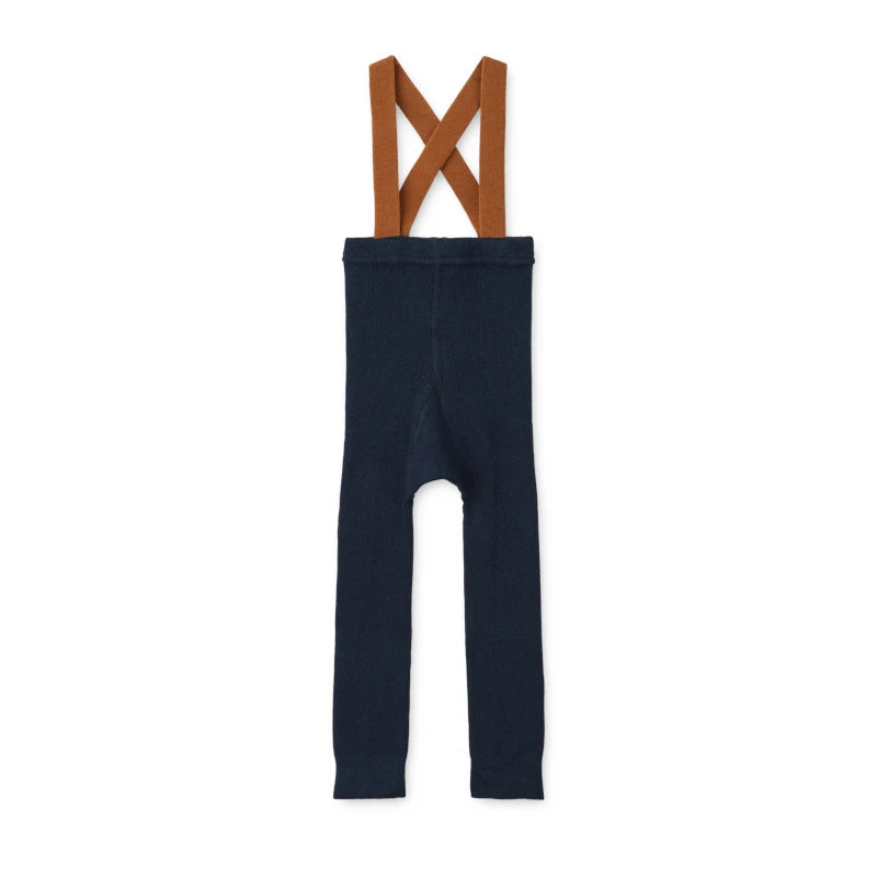 Liewood - Strumpfhose Cuno Classic navy/Golden caramel