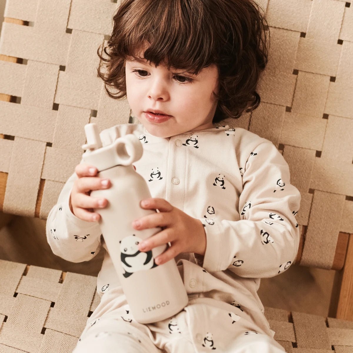 Liewood - Trinkflasche Falk Panda/sandy