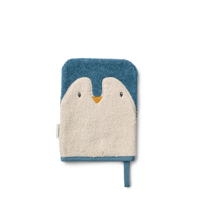 Liewood - Waschlappen Sylvester Arctic Sea/Ocean view - Pinguin