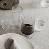 Likörglas - Ripple klar 4er Set von Ferm Living