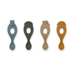 Löffel - Liva Safari/blue multi mix 4er Set von Liewood