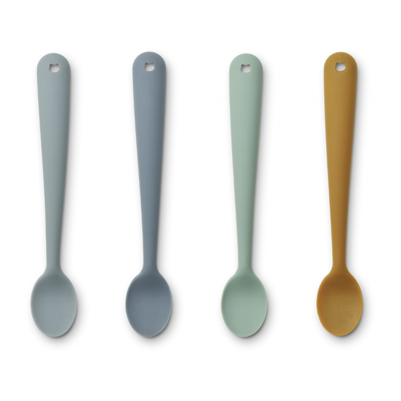 Löffel – Siv blue multi mix 4er Set von Liewood