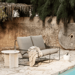Lounge 2 Seater - Desert Dolce black/dark sand von Ferm Living