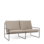 Lounge 2 Seater - Desert Dolce black/dark sand von Ferm Living
