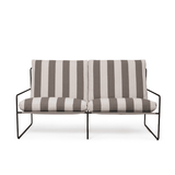 Lounge 2 Seater – Desert Stripe black/chocolate von Ferm Living