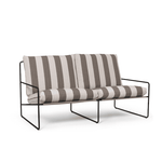 Lounge 2 Seater – Desert Stripe black/chocolate von Ferm Living