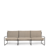Lounge 3 Seater - Desert Dolce black/dark sand von Ferm Living