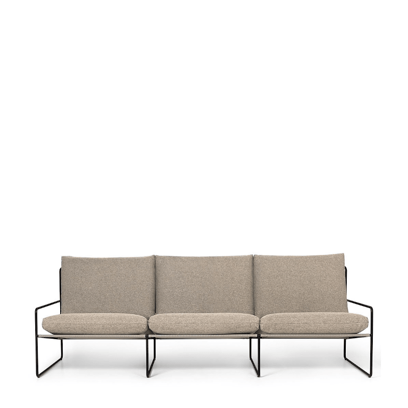 Lounge 3 Seater - Desert Dolce black/dark sand von Ferm Living