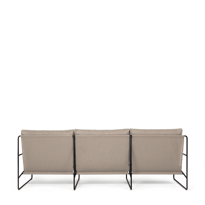 Lounge 3 Seater - Desert Dolce black/dark sand von Ferm Living