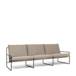 Lounge 3 Seater - Desert Dolce black/dark sand von Ferm Living