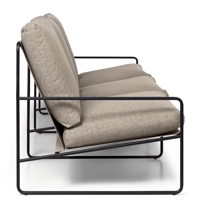 Lounge 3 Seater - Desert Dolce black/dark sand von Ferm Living