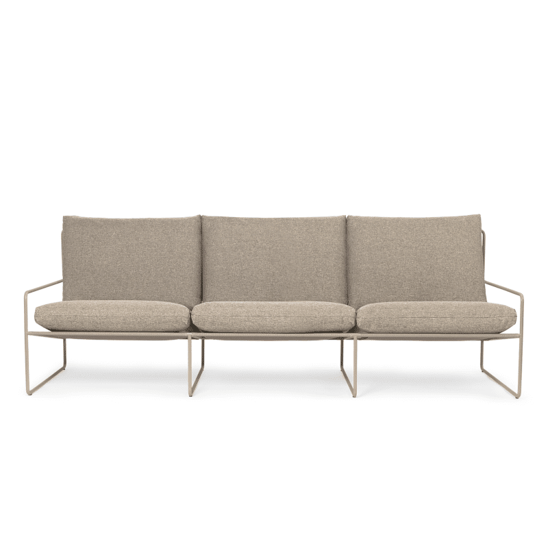 Lounge 3 Seater – Desert Dolce cashmere/dark sand von Ferm Living