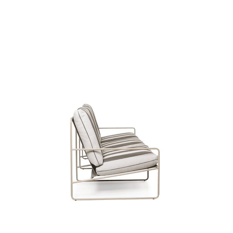 Lounge 3 Seater – Desert Stripe cashmere/chocolate von Ferm Living