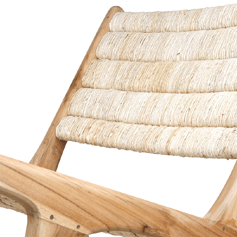Lounge Chair - Abaca Teak von HK Living