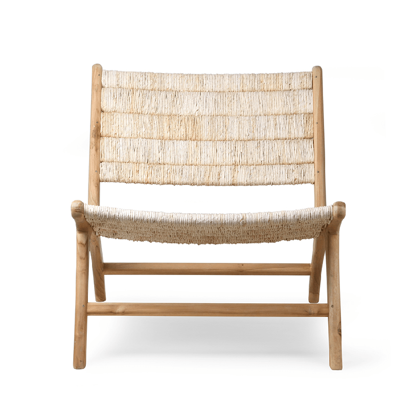 Lounge Chair - Abaca Teak von HK Living