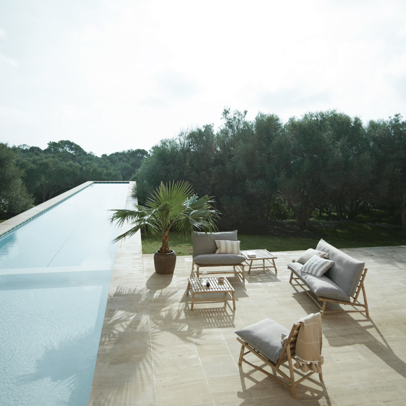 Lounge Chair - Bamboo grey von Tine k home