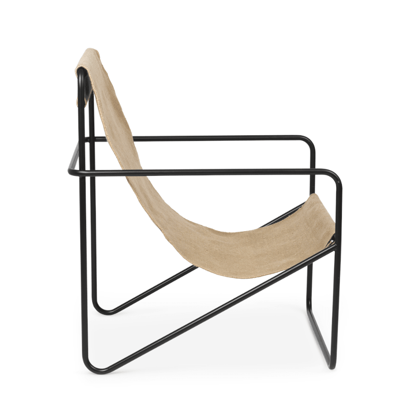Lounge Chair – Desert black/solid cashmere von Ferm Living
