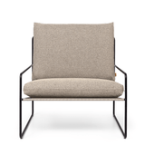 Lounge Chair - Desert Dolce black/dark sand von Ferm Living