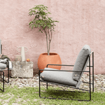 Lounge Chair - Desert Dolce black/dark sand von Ferm Living