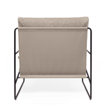 Lounge Chair - Desert Dolce black/dark sand von Ferm Living