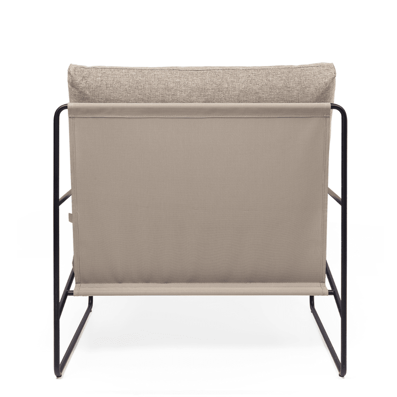 Lounge Chair - Desert Dolce black/dark sand von Ferm Living