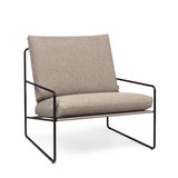 Lounge Chair - Desert Dolce black/dark sand von Ferm Living