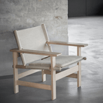 Lounge Chair - The Canvas Chair Oak soap von Fredericia